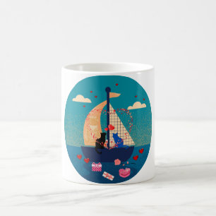 Tasse chats amoureux