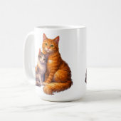 Tasse Chats Calico et Tabby (Devant gauche)
