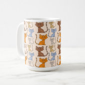 Tasse Chats Colorés Mignons (Devant gauche)