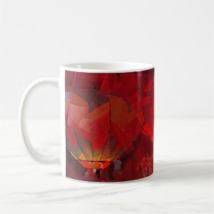 Tasse chaude de manie de ballon à air