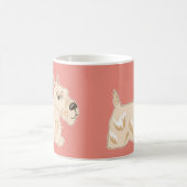 Tasse chaude de pêche de Terrier d'écossais blond (Centre)