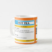 Tasse chaude de prescription de thé (Devant gauche)