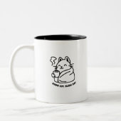 Tasse Chaude, Jour Chaleur – Mug Chat Confortable (Gauche)