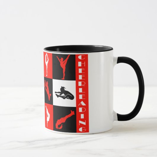 Tasse Cheerleading de bloc en rouge (Droite)