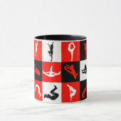 Tasse Cheerleading de bloc en rouge (Centre)