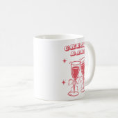 Tasse « Cheers Baby » Champagne (Devant droit)