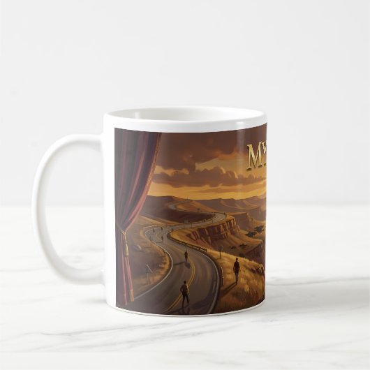 Tasse Chemin Doré de Découverte de Soi à Ma Façon (Gauche)