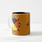 Tasse cherokee de quatre directions (Devant gauche)