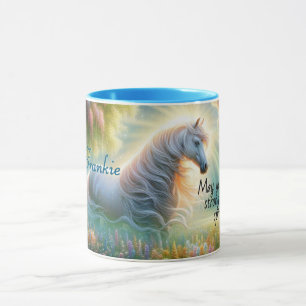 Tasse Cheval Blanc Prairie Enchantée
