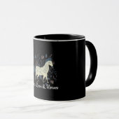Tasse Cheval – Course Libre, Design Sauvage (Devant droit)