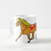 Tasse Cheval de Course et Buggy (Devant gauche)