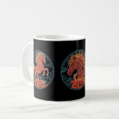 Tasse Cheval de Feu (Devant gauche)