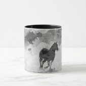 Tasse Cheval en Course (Centre)