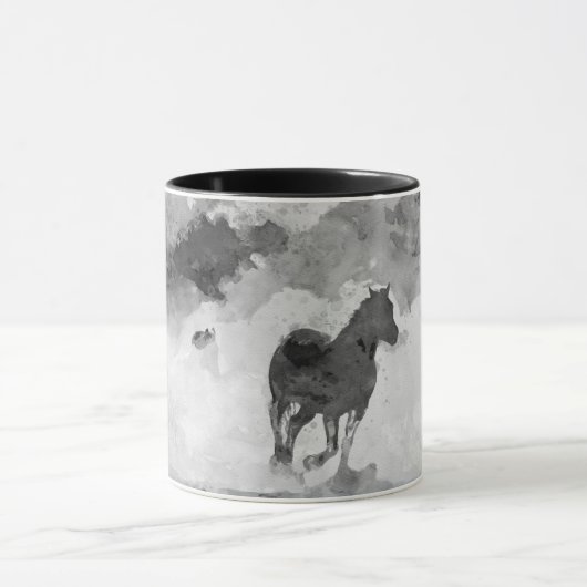 Tasse Cheval en Course (Centre)