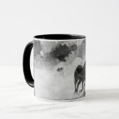 Tasse Cheval en Course (Devant gauche)