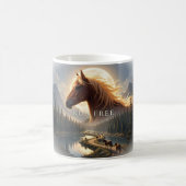 Tasse Cheval Esprit Libre Course (Centre)
