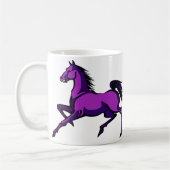 Tasse Chevaux Prancing Violets (Gauche)