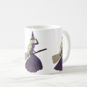 Tasse chic blonde de sorcière (Devant droit)