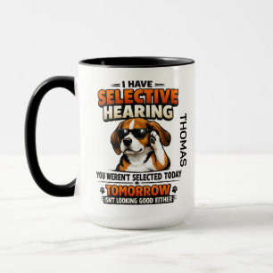 Tasse Chien Audition Sélective Drôle pour Collèg