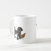 Tasse Chien, Chat, Poulet (Devant gauche)