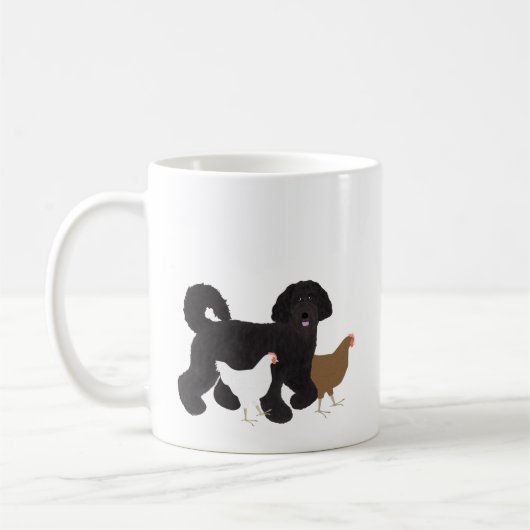 Tasse Chien, Chat, Poulet (Gauche)