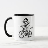 Tasse Chien Cool à Vélo (Gauche)
