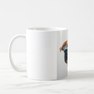 Tasse Chien Drôle avec Lunettes - Cera Chiot Migno