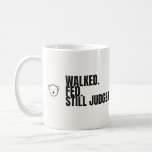 Tasse Chien Drôle Jugé Fédéré Marché