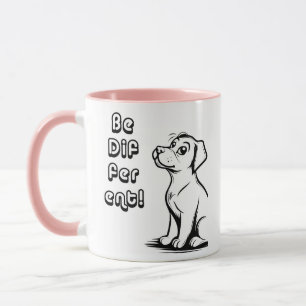 Tasse Chien Intelligent « Soyez Différent » – Anim