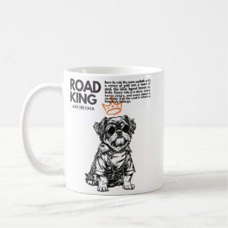 Tasse Chien Motard Road King | Cadeau Moto