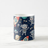 Tasse Chien Robot de l'Espace Mignon (Centre)