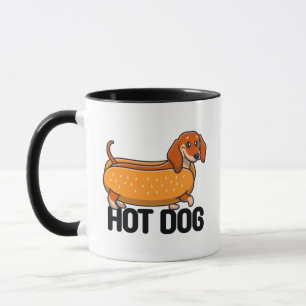 Tasse Chien Teckel Hot Dog