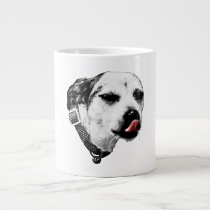 Tasse Chien Terrier Clin d'œil – Langue Rouge Pop