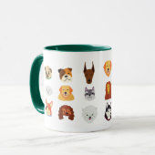 Tasse Chiens Mignons (Devant gauche)