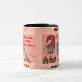 Tasse chinoise d'art de Haiku de nouvelle année (Centre)