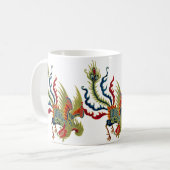 Tasse chinoise de conception d'art de coq (Devant gauche)