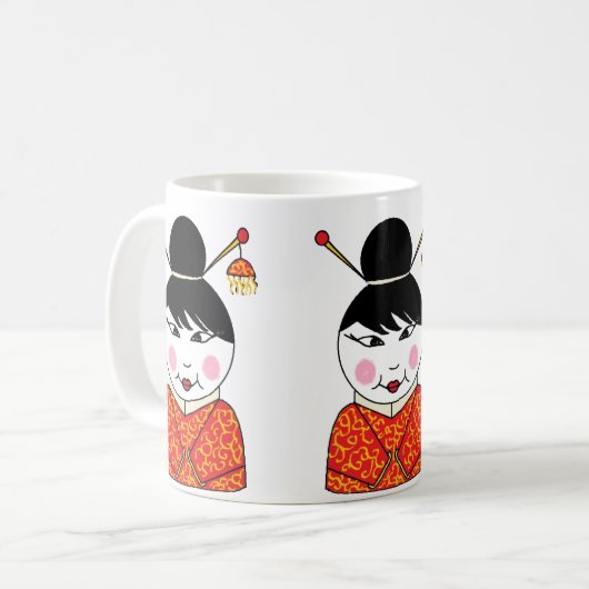 Tasse chinoise de dame (Devant gauche)