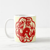 Tasse chinoise de dragon (Gauche)