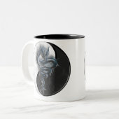 Tasse chinoise de dragon de Yin Yang (Devant gauche)