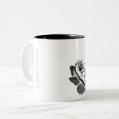 Tasse chinoise de zodiaque d'année de singe de (Devant gauche)