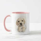 Tasse chiot Labrador aquarelle (Gauche)