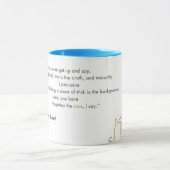 Tasse chipante de chat de la Virginie Woolf (Centre)