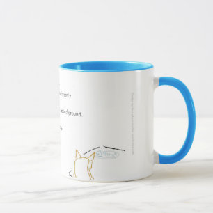 Tasse chipante de chat de la Virginie Woolf