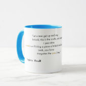 Tasse chipante de chat de la Virginie Woolf (Devant gauche)