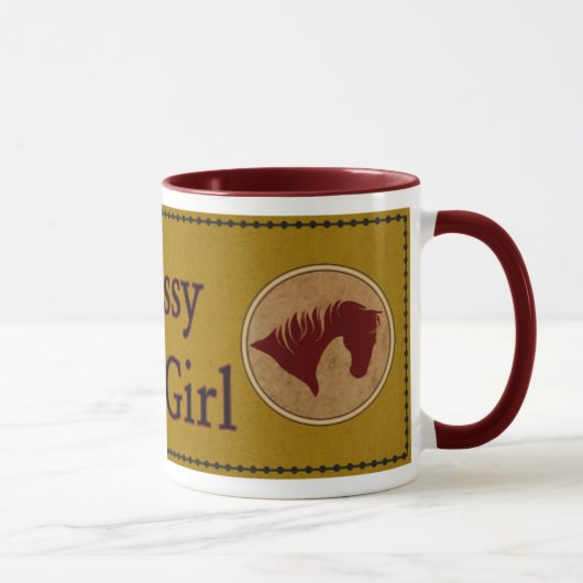 Tasse CHIQUE de TASSE de COW-GIRL (Droite)