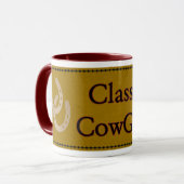 Tasse CHIQUE de TASSE de COW-GIRL (Devant gauche)
