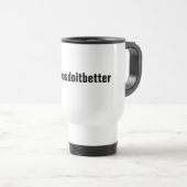 Tasse choisie de voyage de hashtag de série (Devant droit)