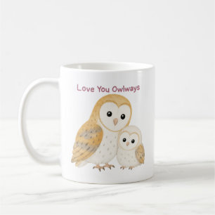 Tasse Chouette de grange Love You Owlways