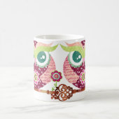 Tasse Chouette Fleur de Printemps (Centre)