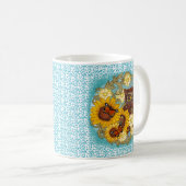 Tasse Chouette Tournesol (Devant droit)